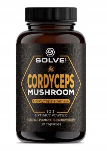 SOLVE LABS Cordyceps Maczużnik Chiński 10:1 kapsułki 60 szt na Arena.pl