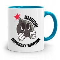 Kubek Błękitny Dla Barmana Bombowy Barman Prezent Z Nadrukiem Ze Zdjęciem