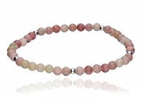 BRANSOLETKA KULKI RODOCHROZYT KREATYWNOŚĆ MARZENIA