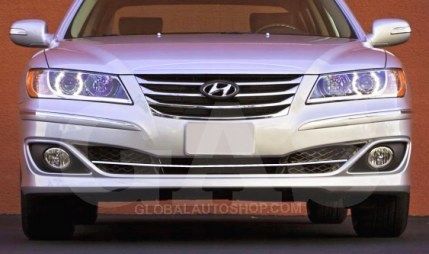 Hyundai Azera - Chromowane Listwy Grill Chrom Atrapy Zderzaka Tuning zdjęcie 6