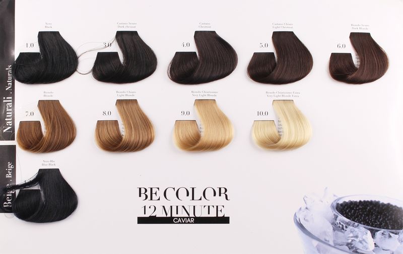 BE HAIR Be Color Farba do włosów Bez Amoniaku 7,7 - 100ml zdjęcie 2