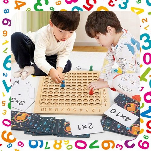 GRA EDUKACYJNA PLANSZOWA TABLICZKA MNOŻENIA + DODAWANIA NAUKA TABLICZKI na Arena.pl