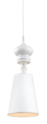 Lampa wisząca QUEEN 1 biała na Arena.pl