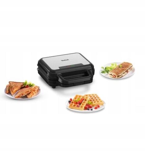Opiekacz Gofrownica Panini do kanapek TEFAL UltraCompact SW383D10 3w1 na Arena.pl