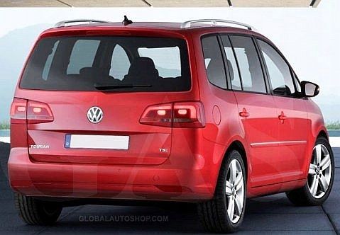 Volkswagen Touran - Chromowane Listwy Grill Atrapy Zderzaka Tuning zdjęcie 4