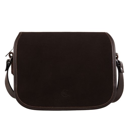 Brązowa torebka damska ze skóry licowej i zamszu Canaletto TD624s19-348 na Arena.pl