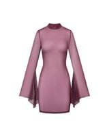 mara burgundy sukienka m/l promees