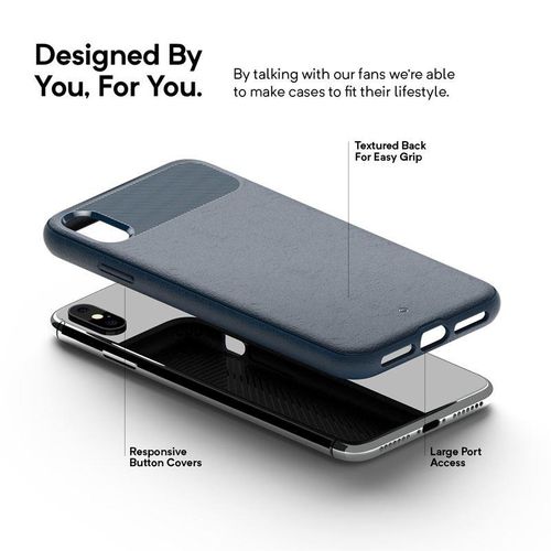 Caseology Vault Case - etui do iPhone Xs Max (granatowe) na Arena.pl
