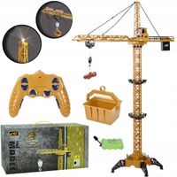 2X DUŻY DŹWIG ŻURAW BUDOWLANY XXL 128cm ZDALNIE STEROWANY RC OBROTOWY MATAD