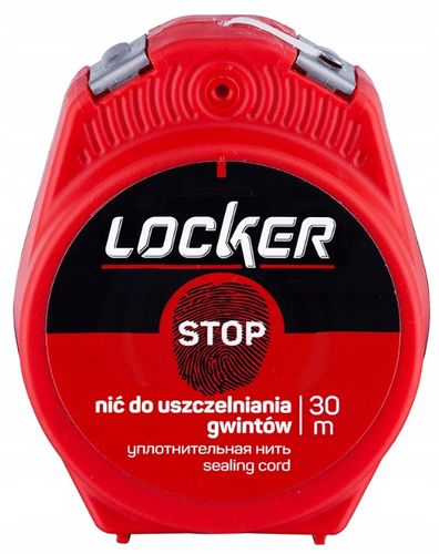 NIĆ NITKA DO GWINTÓW USZCZELNIAJĄCA ZAMIAST PAKUŁ TEFLONU LOCKER 30 mb na Arena.pl