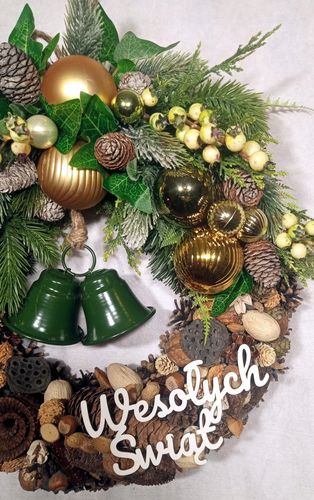 Ręcznie wykonany wianek świąteczny – idealny na Boże Narodzenie na Arena.pl