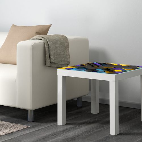 BLAT SZKLANY IKEA LACK Figury IV z Twoim napisem 55x55cm 064b na Arena.pl