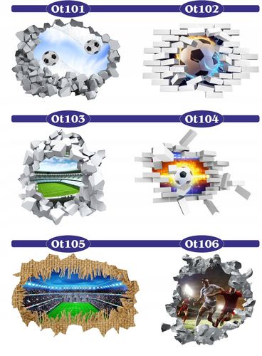 Naklejka samoprzylepna 3D dziura samochód auto na Arena.pl