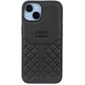 Audi Genuine Leather iPhone 14 6.1" czarny/black hardcase