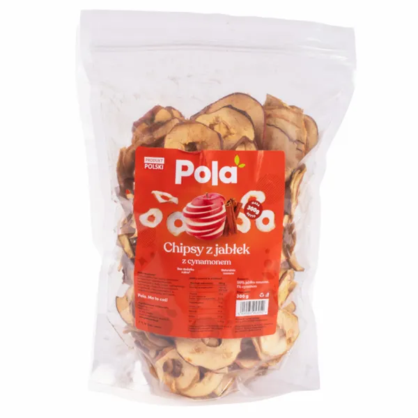 Chipsy z jabłek z cynamonem 300g zdjęcie 1