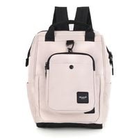 podróżny różowy plecak damski z saszetką - himawari