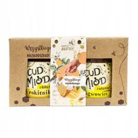 Bartnik Cud miód Mix 2 smaków rokietnik-pigwowiec + pudełko ozdobne
