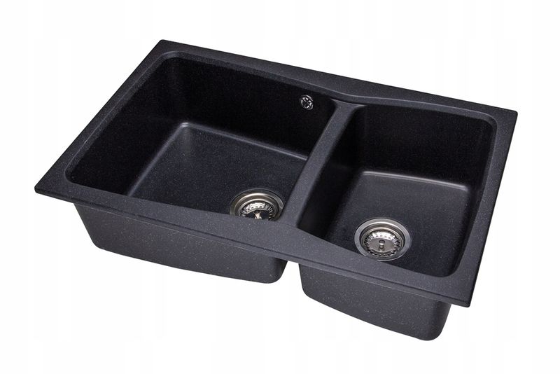 ZLEW ZLEWOZMYWAK GRANIT 8 kolorów 80x50 + SYFON zdjęcie 2