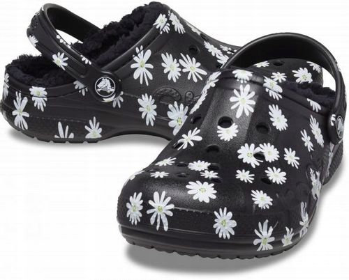 Dziecięce Ocieplane Buty Klapki Chodaki Crocs Baya Lined Printed Clog 30-31 na Arena.pl