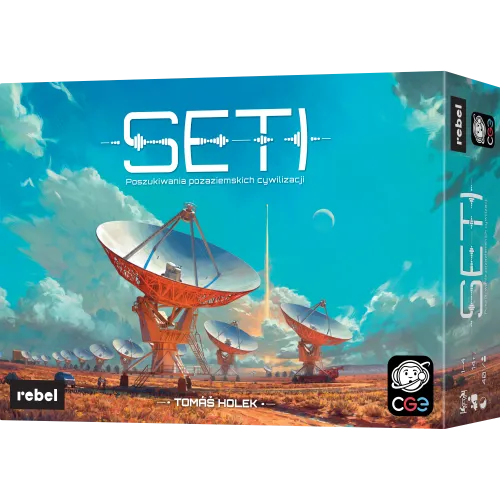 Złożona ekspercka gra planszowa SETI Poszukiwania pozaziemskich cywilizacji na Arena.pl