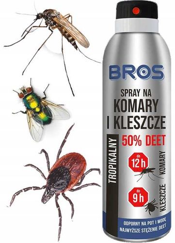 bros - spray na komary i kleszcze 50% deet 90ml - 2 szt. na Arena.pl