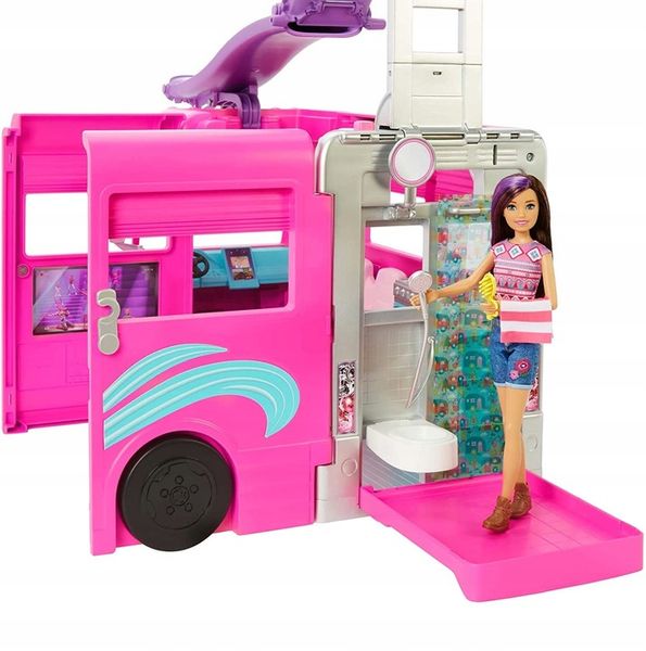 LALKA BARBIE KAMPER MARZEŃ wielkie auto dla lalek Barbie + akcesoria zdjęcie 5