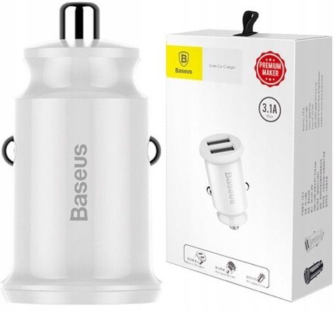BASEUS szybka Ładowarka Samochodowa 2xUSB 3,1A na Arena.pl