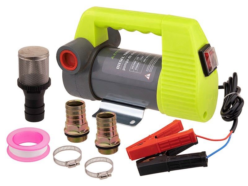 Pompa do oleju napędowego, 12V 175W z króćcami i filtrem zdjęcie 1