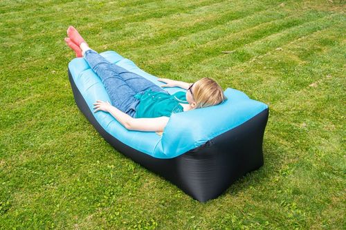 LAZY BAG Air Sofa DMUCHANA Leżak Materac Fotel Materiał Ripstop ZAGŁÓWEK na Arena.pl