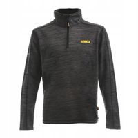 DEWALT BLUZA Z DŁUGIM RĘKAWEM Z SUWAKIEM POD SZYJĄ POLAR JONESBORO SZARY M