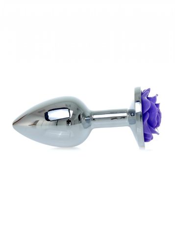 plug jewellery silver plug rose  purple na Arena.pl