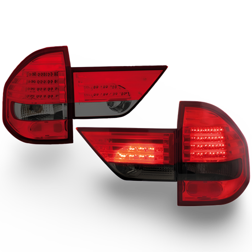 TYLNE Lampy DIODOWE Do BMW X3 E83 Od 2004 Do 2006 LED RED-SMOKE ATEST NOWE na Arena.pl