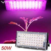 Panel lampa do uprawy roślin GROW LED 50w, 50 chip led ful spectrum