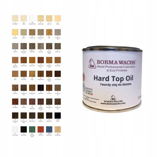 OLEJ KOLORY DO BLATÓW I MEBLI 175 ML BORMA WACHS na Arena.pl