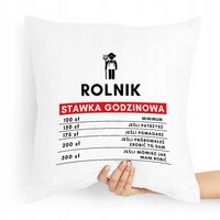 Poduszka Prezent Idealny Dla Rolnika Stawka Z Nadrukiem Ze Zdjęciem