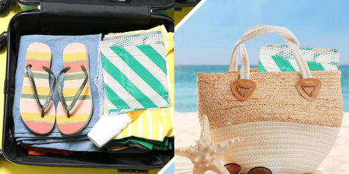 Materac Dmuchany Do Pływania Plażowy Z Siatką Niebieski na Arena.pl