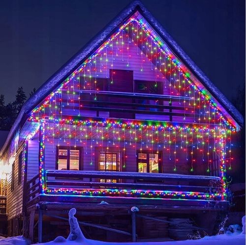 SOPLE FLASH 1000LED 40m ZEWNĘTRZNE MULTIKOLOR KOLOROWE lampki z Flashem na Arena.pl