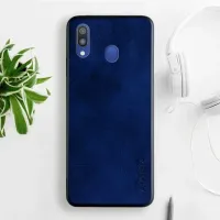 Etui AIORIA Vintage LEATHER do Samsung Galaxy A40 niebieski