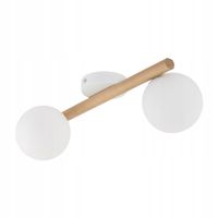 PLAFON LAMPA SUFITOWA TK LIGHTING ELYON 6846 BIAŁY / DREWNO
