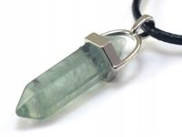 WISIOREK kamień FLUORYT ZIELONY naszyjnik [W194]
