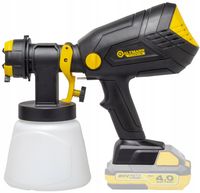 Pistolet malarski akumulatorowy Kaltmann DO MALOWANIA ŚCIAN 3 dysze 85 DIN