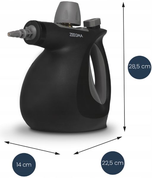 MYJKA PAROWA PAROWNICA NA PLUSKWY CZYŚCIK CIŚNIENIOWY 1000W 3BAR 8 KOŃCÓWEK zdjęcie 13