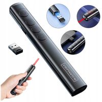Wskaźnik Prezenter Laserowy Bezprzewodowy Pilot Laser USB do Prezentacji ZW