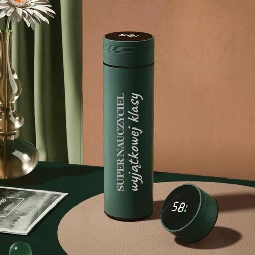 KUBEK TERMICZNY Z WYŚWIETLACZEM LED PREZENT DZIEŃ NAUCZYCIELA GRAWER JAKOŚĆ na Arena.pl