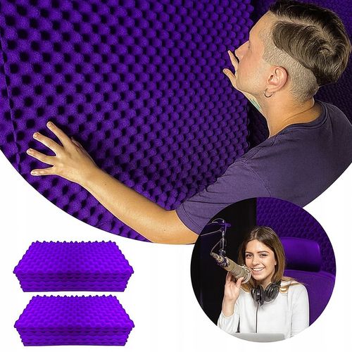 FALA - WYGŁUSZAJACA PIANKA MATA GĄBKA 200x100x3cm - sala prób, biuro, pokój na Arena.pl