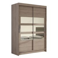 Szafa przesuwna Miami V 120cm - pojemna garderoba - TRUFLA