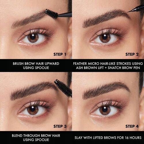 NYX Pro Lift & Snatch! Pisak do Brwi Ash Brown zdjęcie 2
