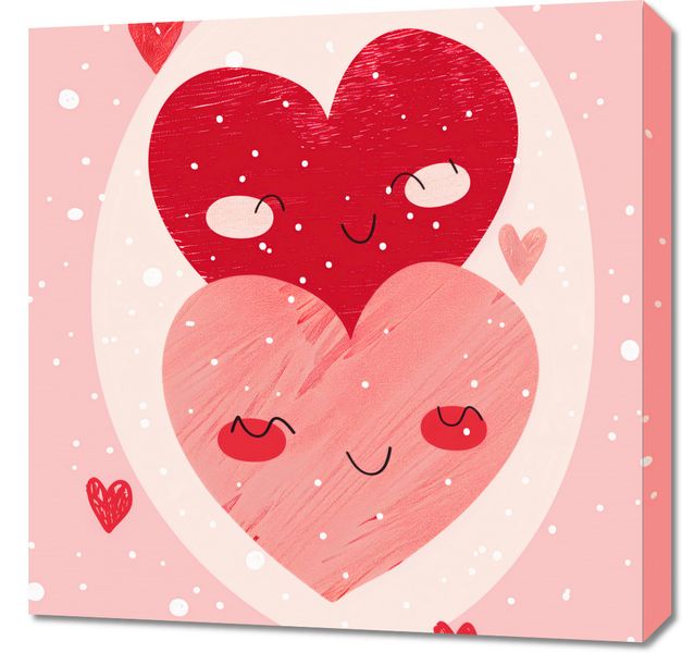 Obraz 60x60cm Ciepło Serca zdjęcie 1