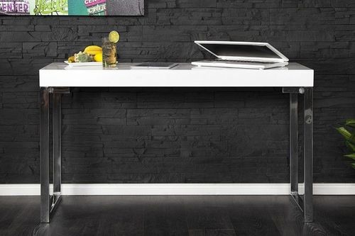 Biurko VERK 120x40 białe na Arena.pl