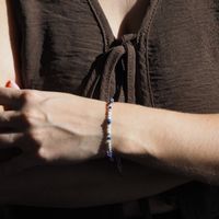 Bransoletka znak zodiaku strzelec - mix kamieni i srebro